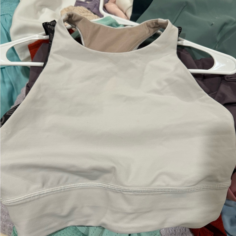 White sport’s bra